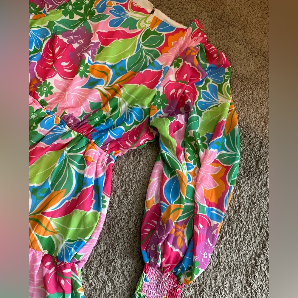 Baltic Born Vibrant Floral Long Sleeve Dress - Picture 6 of 9